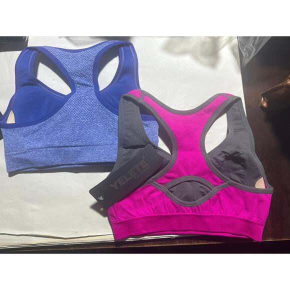 Lot of 2 Yelete Sports Bras Size S NWOT - Picture 4 of 4
